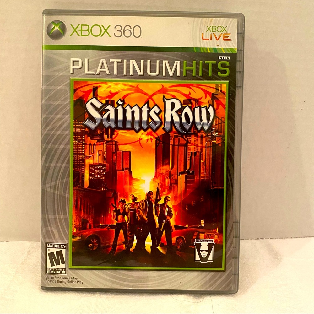 Xbox 360 platinum hits. Saints Row. 2006/7